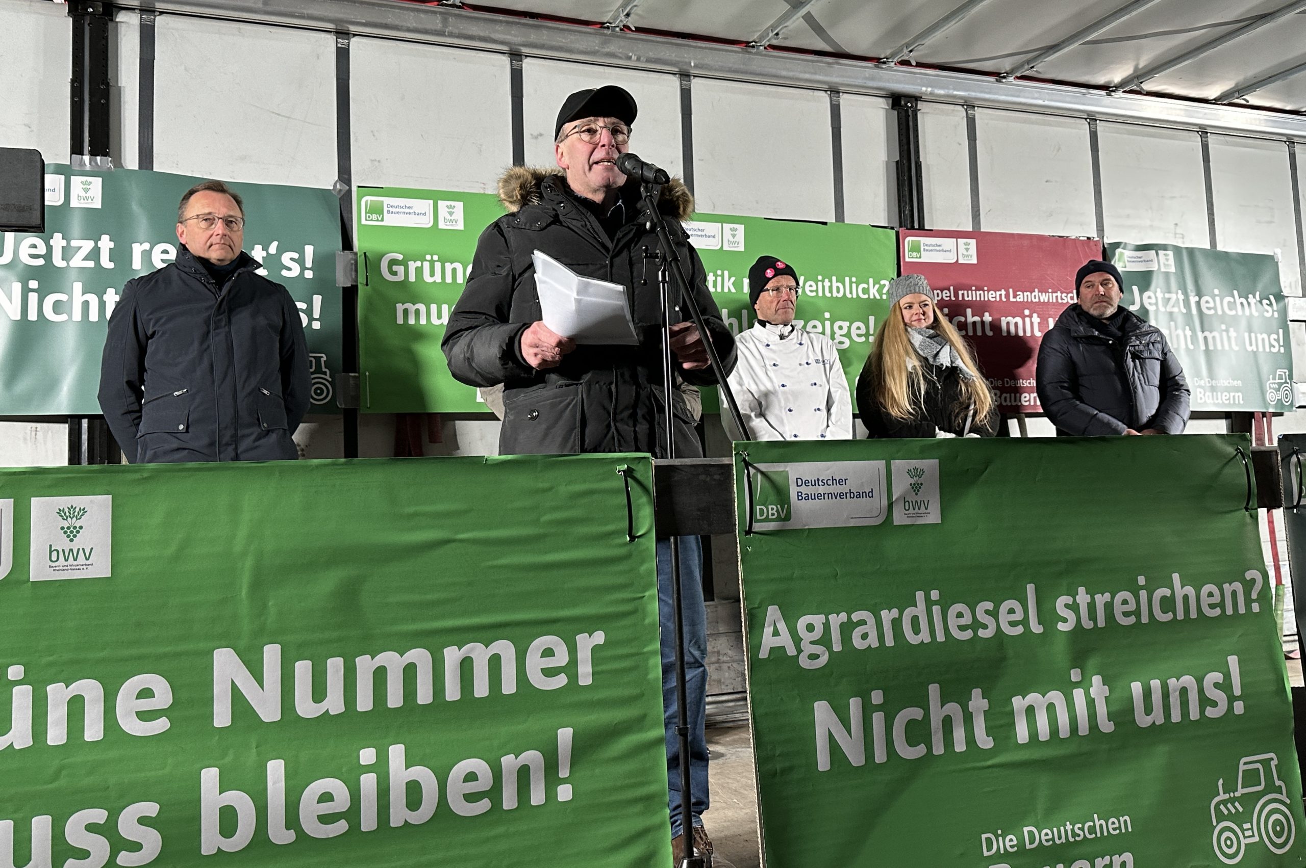Landesweite Demonstrationen für Agrardiesel und gegen Kfz-Steuer