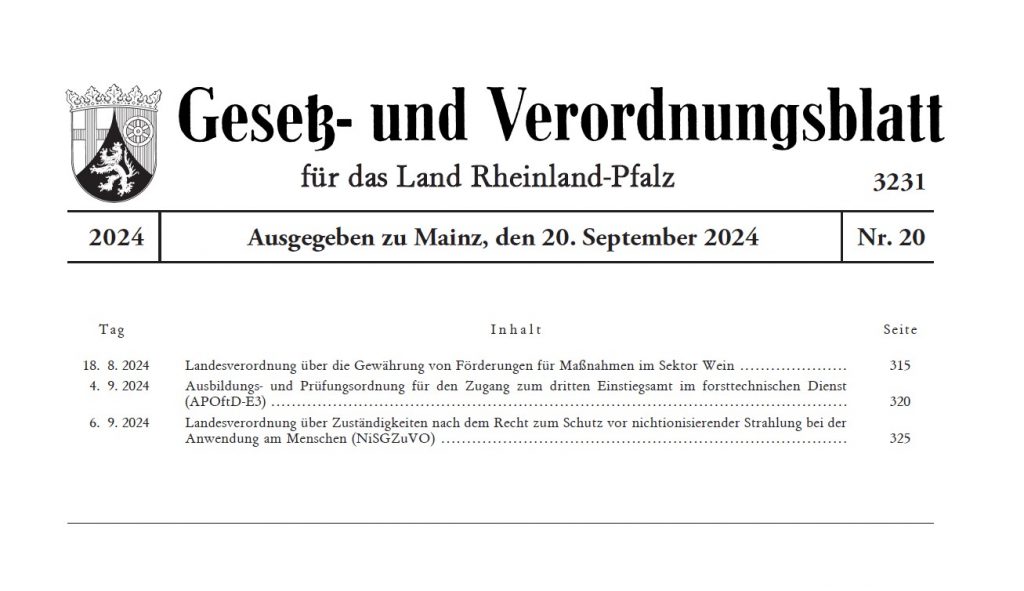 Gesetz Und Verordnungsblatt 3231 1024x591