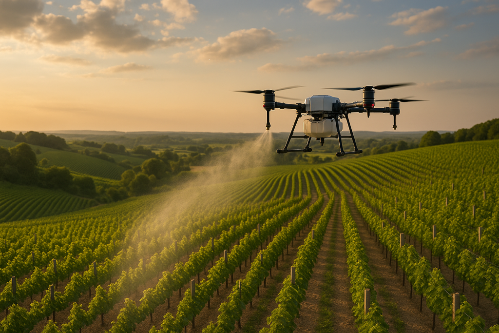 Spruehdrohne Im Weinberg 1024x683