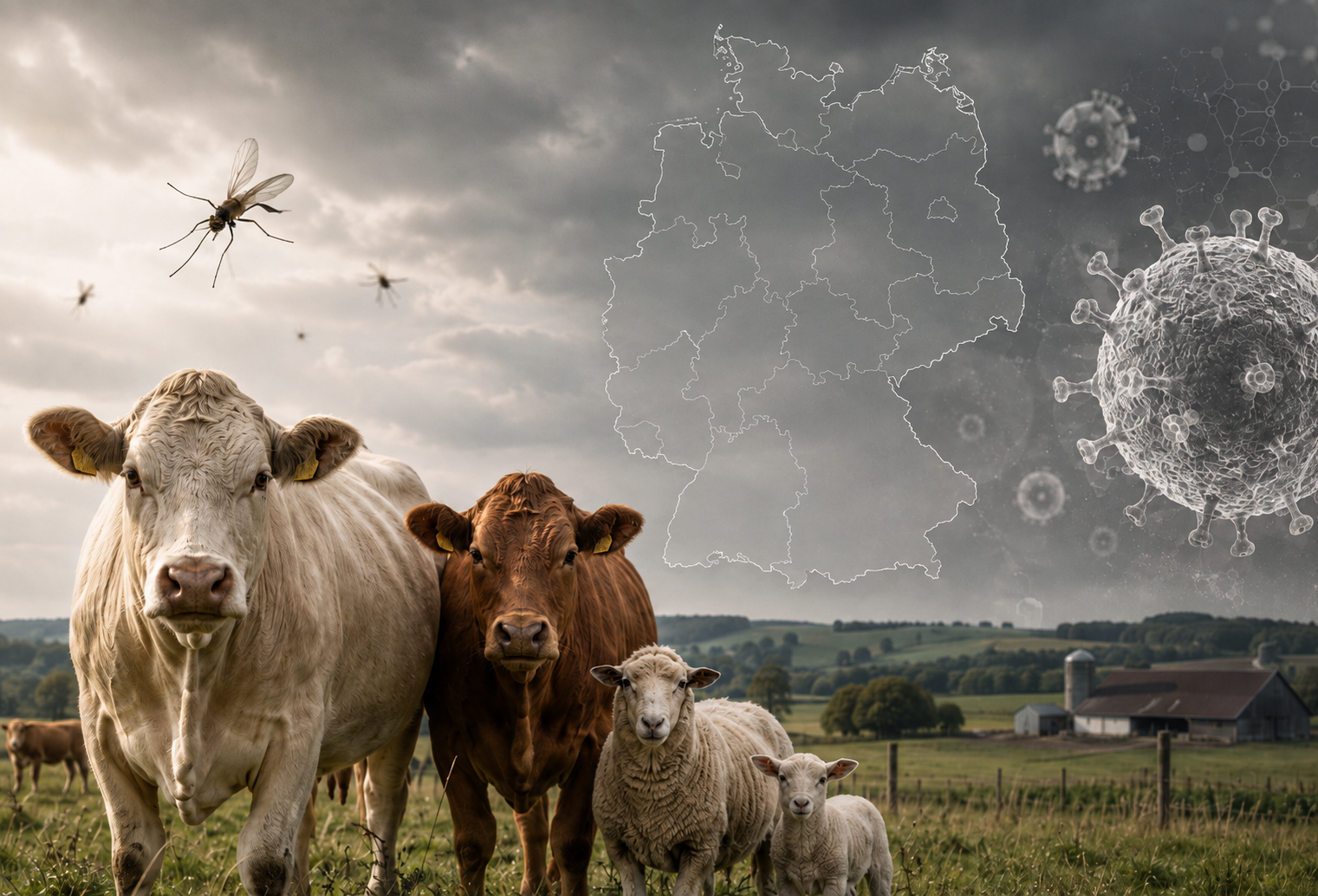 Neues „Shamonda-like“-Virus bei Rindern nachgewiesen